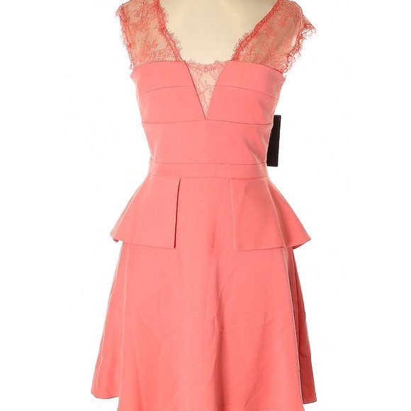 NWT - BCBGMaxAzria Coral Dress - Picture 1 of 6